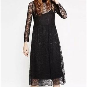 ZARA Lace Dress, Size: Large